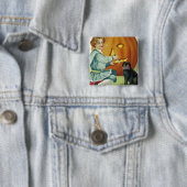 Wenn Hexen zu Halloween ablegen Button (Beispiel)