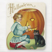 Wenn Hexen zu Halloween ablegen Mousepad (Vorne)