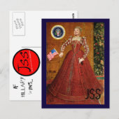 Wenn Hillary JSS gewinnt Postkarte (Vorne/Hinten)