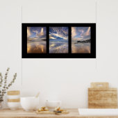 Wenn Himmel und Meer sich treffen. Poster (Küche)