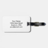 Wenn Hölle vorbei einfriert, tauche ich dort auch Gepäckanhänger (Rückseite horizontal)