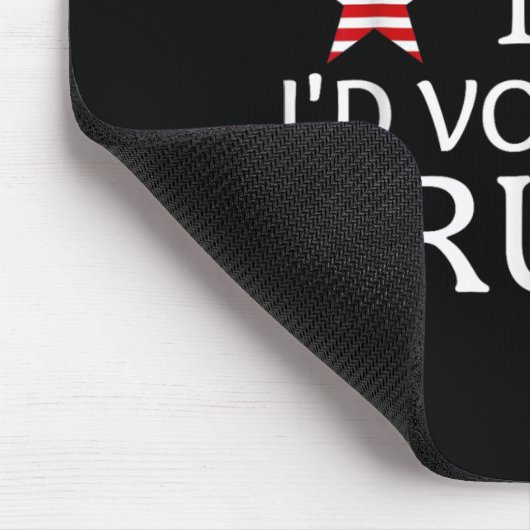 Wenn ich 18 wäre, würde ich für Trump Funny Kids P Mousepad (Ecke)