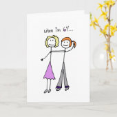 Wenn ich 64 bin! karte (Gelbe Blume)