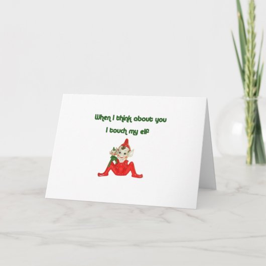 Wenn ich an dich denke.. feiertagskarte (Vorderseite)