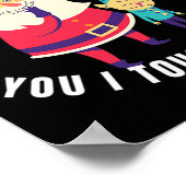 Wenn ich an dich denke, Touch ich meinen Elf Weihn Poster (Ecke)