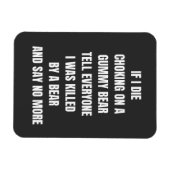 wenn ich an einem Gummibären die habe, sage es all Magnet (Horizontal)