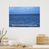 Wenn ich Angst habe Poster (Küche)