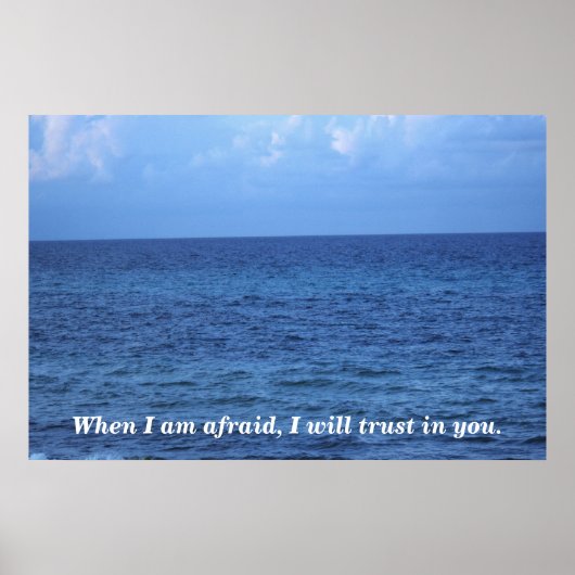 Wenn ich Angst habe Poster (Vorne)