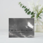 Wenn ich Angst habe, vertraue ich Ihnen Psalm 56 Postkarte (Stehend Vorderseite)