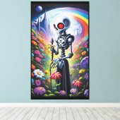 Wenn ich bei dir bin, steht die Zeit still Leinwanddruck (Insitu (Holzboden))