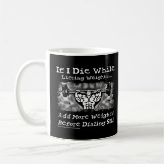 Wenn ich beim Heben von Gewichten Die habe, dann m Kaffeetasse