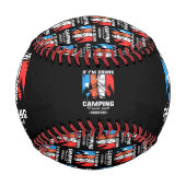 Wenn ich Betrunken bin, ist mein Camping Friends F Baseball (Rückseite)