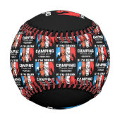 Wenn ich Betrunken bin, ist mein Camping Friends F Baseball (Vorderseite)