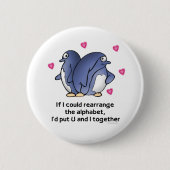 Wenn ich das Alphabet erreichen könnte... Button (Vorderseite)