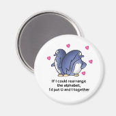 Wenn ich das Alphabet erreichen könnte... Magnet (Vorderseite/Rückseite)