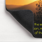 Wenn ich das Wunder bewundere...Gahndi Mousepad (Ecke)