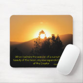 Wenn ich das Wunder bewundere...Gahndi Mousepad (Mit Mouse)