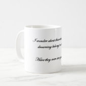 wenn ich deine schönen Augen sehe Kaffeetasse (Vorderseite Links)