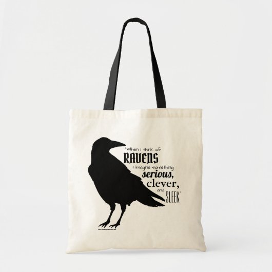 "Wenn ich denke an Raben…" Tasche (Vorne)