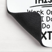 Wenn ich dich beleidigt habe, arbeite an dir selbs mousepad (Ecke)