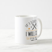 Wenn ich dich mag, koche ich für dich kaffeetasse (VorderseiteRechts)