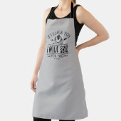 Wenn ich dich mag, werde ich dir GRILLEN geben Schürze (InSitu)