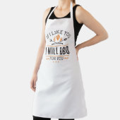 Wenn ich dich mag, werde ich dir GRILLEN geben Schürze (InSitu)