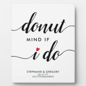 Wenn ich die Gastgeschenk Hochzeit Plaque des Rote Fotoplatte (Vorderseite)