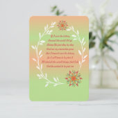 Wenn ich die Lotteriegekarte gewonnen habe (Stehend Vorderseite)