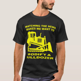 Wenn ich die Nachrichten beobachte, Wollte ich, ei T-Shirt