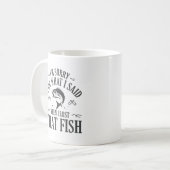 Wenn ich diesen Fisch verloren habe Kaffeetasse (Vorderseite Links)
