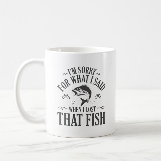 Wenn ich diesen Fisch verloren habe Kaffeetasse (Links)