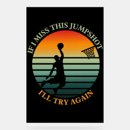 wenn ich diesen Sprung vermissen werde ich es erne Acrylschild