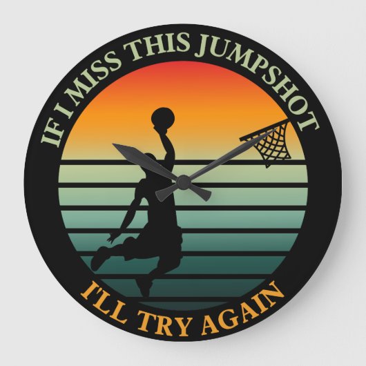 Wenn ich diesen Sprung verpassen sollte, versuche  Große Wanduhr (Vorderseite)