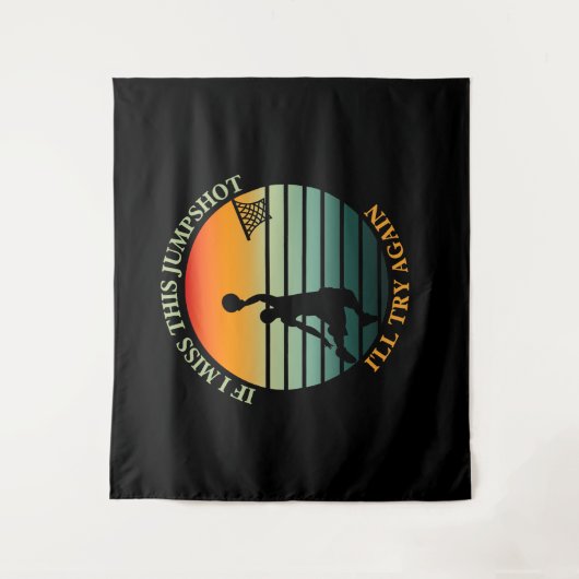 Wenn ich diesen Sprung verpasst habe, versuche ich Wandteppich (Vorderseite)