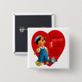 Wenn ich dir das Herz holen könnte Button (Vorne & Hinten)