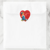 Wenn ich dir das Herz holen könnte Runder Aufkleber (Tasche)