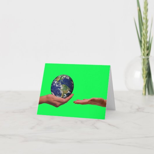 Wenn ich dir die Weltkarte geben könnte Karte (Vorderseite)