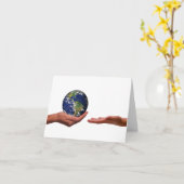 Wenn ich dir die Weltkarte geben könnte Karte (Gelbe Blume)