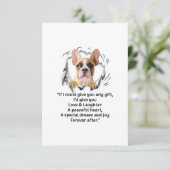 Wenn ich dir etwas Spaß machen könnte, wenn ich di RSVP Karte (Stehend Vorderseite)