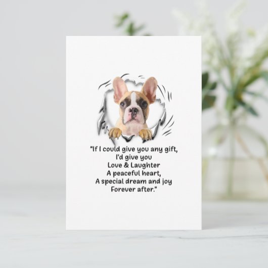 Wenn ich dir etwas Spaß machen könnte, wenn ich di RSVP Karte (Stehend Vorderseite)