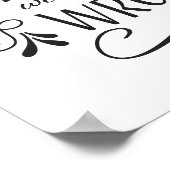 Wenn ich dir zustimme, wären wir beide falsch lust poster (Ecke)