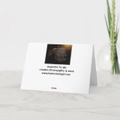 Wenn ich ein alter Horsewoman bin Karte (Rückseite)