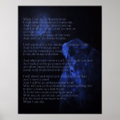 Wenn ich ein altes Pferd bin, ein weibliches Poste Poster (Vorne)