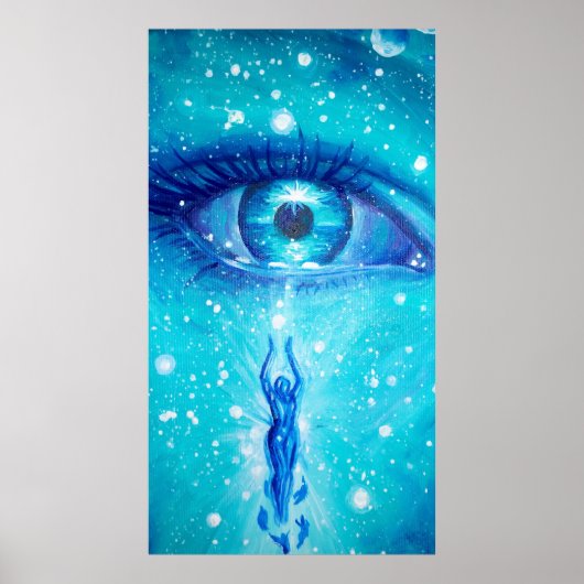 Wenn ich ein Teardrop auf deinem Gesichtsbild wäre Poster (Vorne)