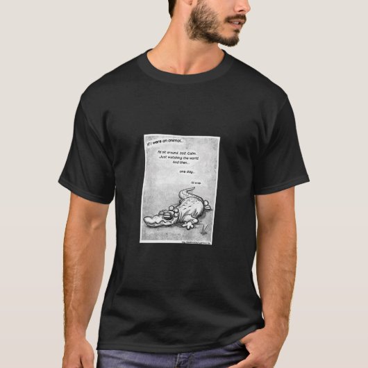 Wenn ich ein Tier war T-Shirt (Vorderseite)