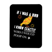 Wenn ich ein Vogel bin Magnet (Vertikal)