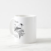 Wenn ich ein Vogel-Funny-Mug war Kaffeetasse (Vorderseite Links)