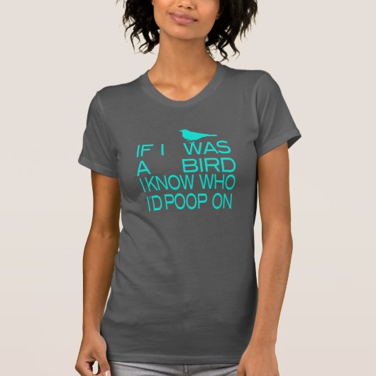 WENN ICH EIN VOGEL WAR T-Shirt (Vorderseite)