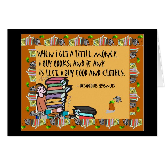 Wenn ich ein weniges Geld erhalte, kaufe ich (Vorderseite (Horizontal))